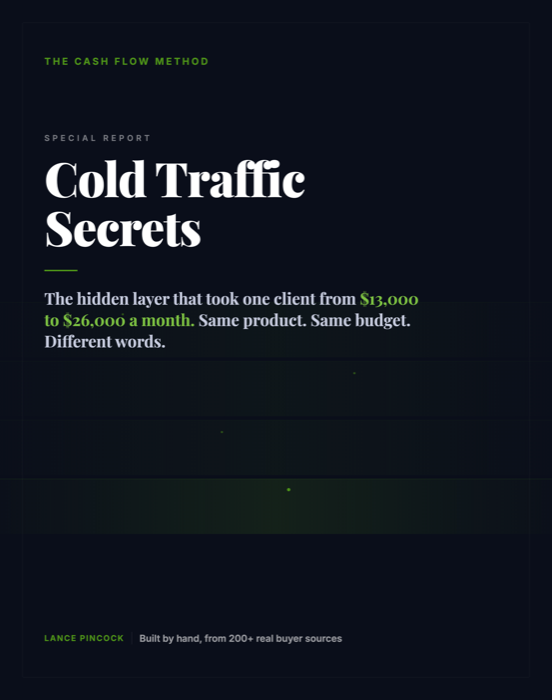 Cold Traffic Secrets report cover